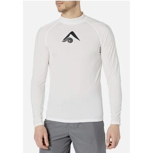 Kanu Surf Rash Guard Long Sleeve‎ UPF 50+ White Men's Size XL